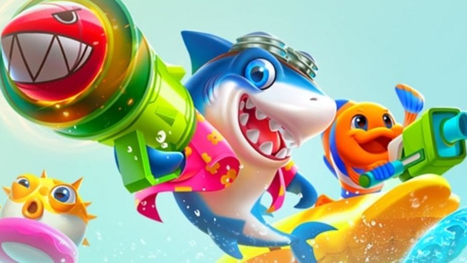 ภาพเกมยิงปลาที่แสดงเป้าหมายและพื้นที่เล่นของ pay69